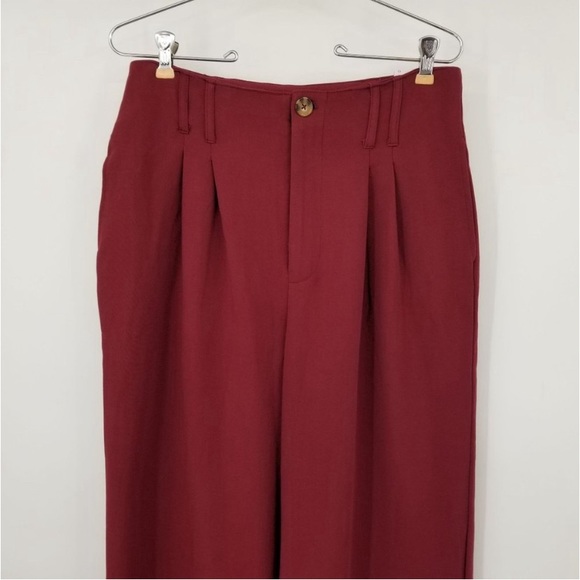 NWT SO Wide Leg High Rise Berry Dress Pants Size 15 - Picture 6 of 12